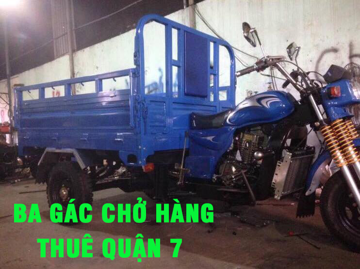 Ba gác chở hàng thuê quận 7